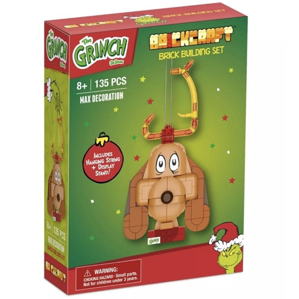 Brickcraft Grinch Max The Dog Brick‎ Building Kit 135 Piece Set
